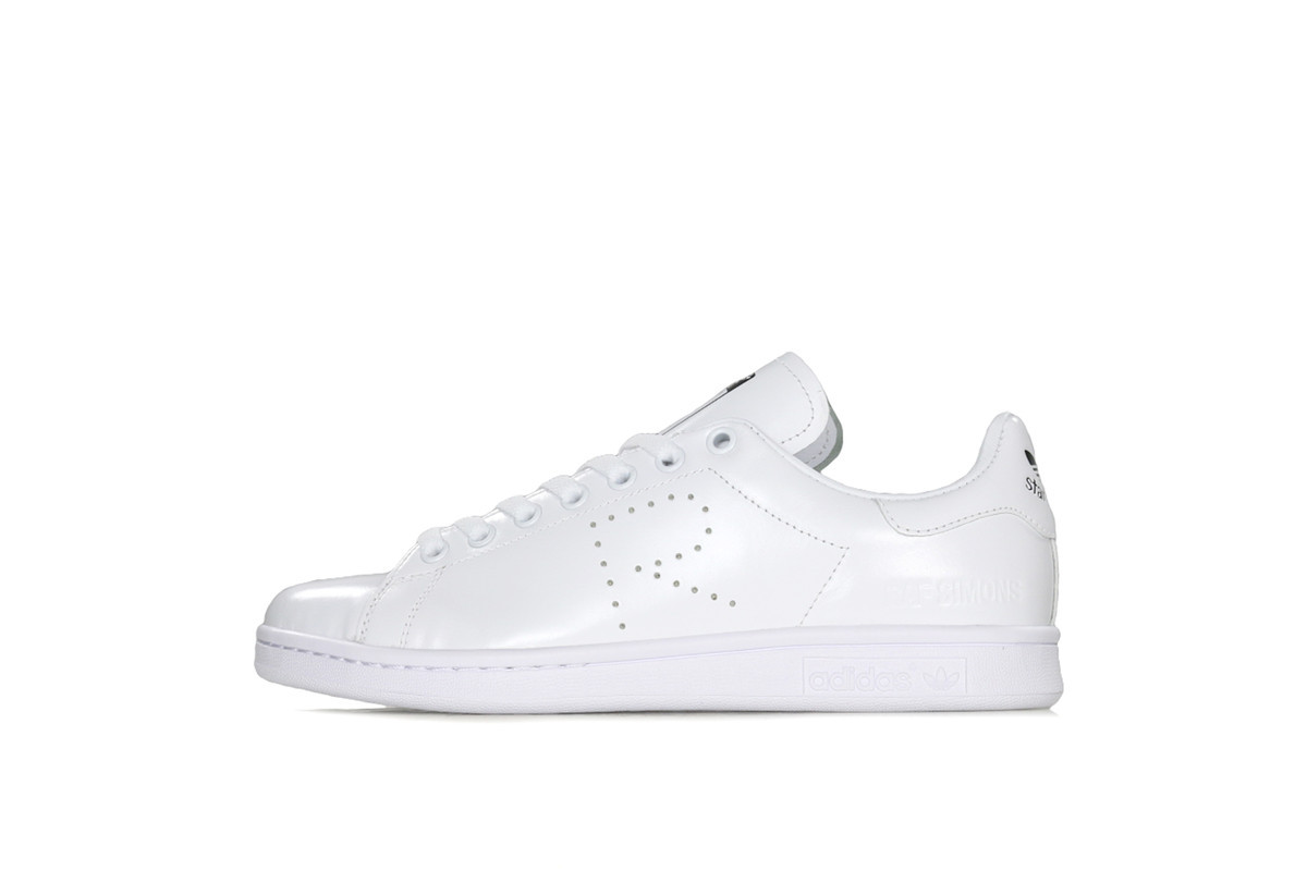 raf simons stan smith black orange